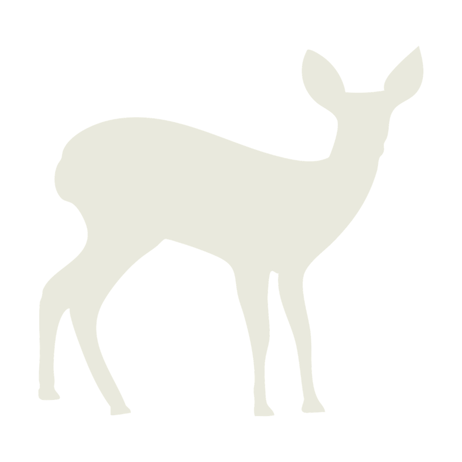 deer white icon