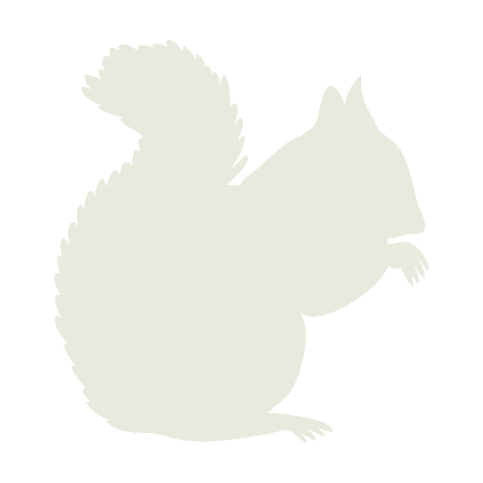 squirrel white icon